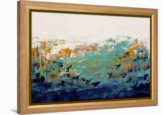 Blue Lake 5-Hilary Winfield-Framed Premier Image Canvas