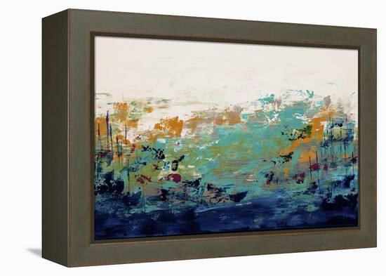 Blue Lake 5-Hilary Winfield-Framed Premier Image Canvas