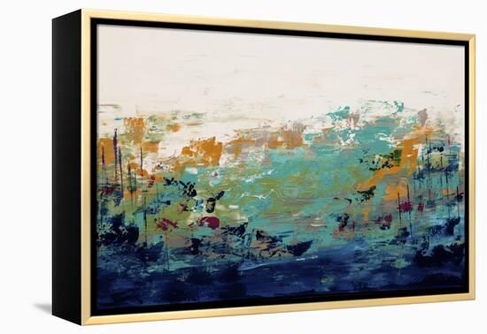 Blue Lake 5-Hilary Winfield-Framed Premier Image Canvas