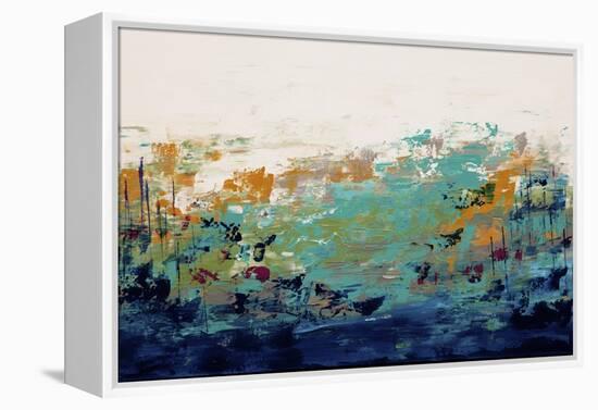 Blue Lake 5-Hilary Winfield-Framed Premier Image Canvas