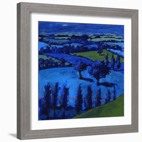 Blue landscape, 2009-Paul Powis-Framed Giclee Print