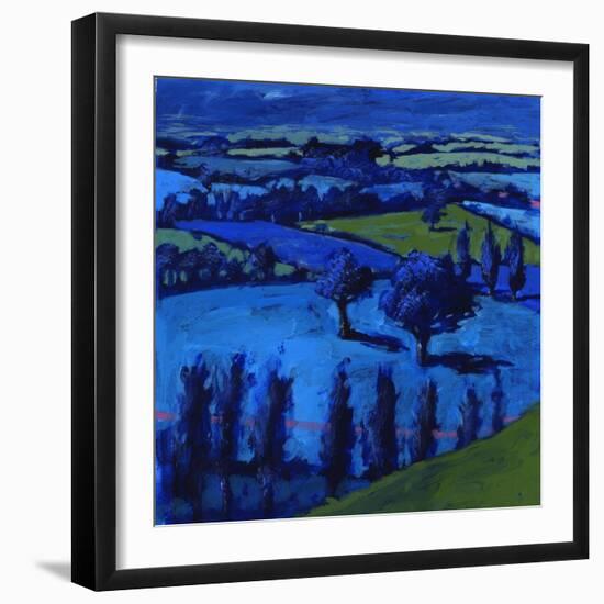 Blue landscape, 2009-Paul Powis-Framed Giclee Print
