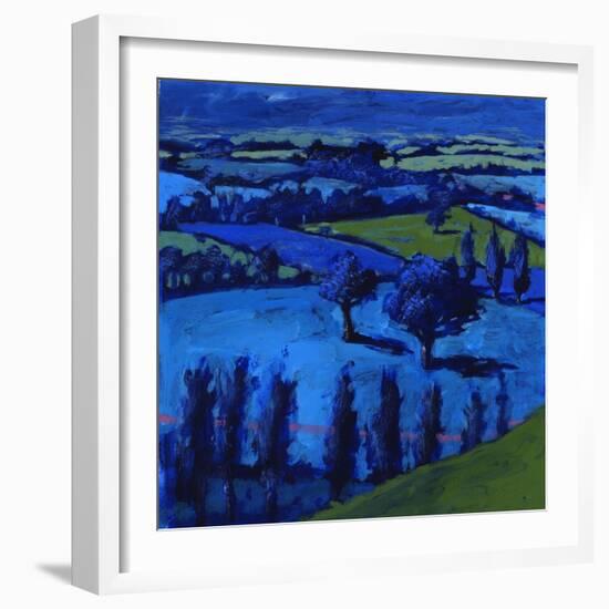 Blue landscape, 2009-Paul Powis-Framed Giclee Print