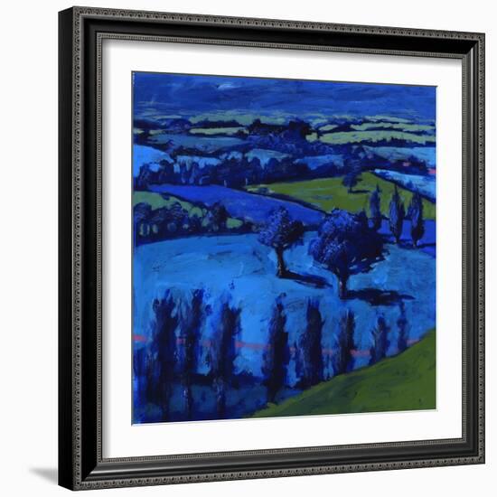 Blue landscape, 2009-Paul Powis-Framed Giclee Print