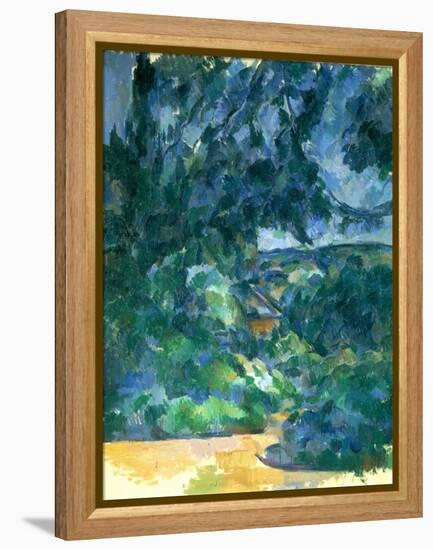 Blue Landscape, Between 1904 and 1906-Paul Cézanne-Framed Premier Image Canvas