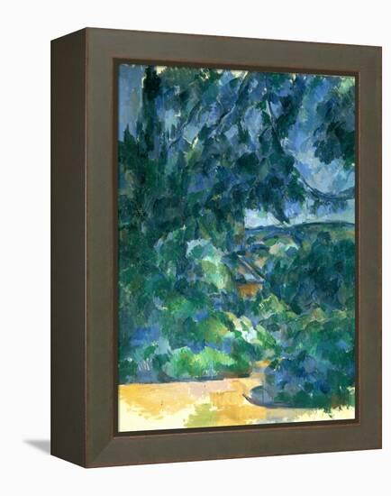 Blue Landscape, Between 1904 and 1906-Paul Cézanne-Framed Premier Image Canvas