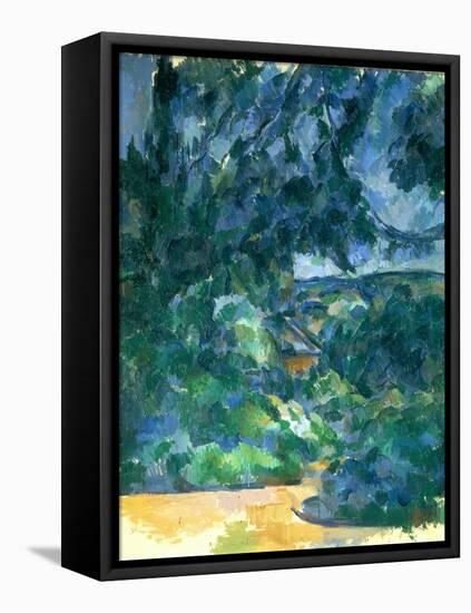 Blue Landscape, Between 1904 and 1906-Paul Cézanne-Framed Premier Image Canvas