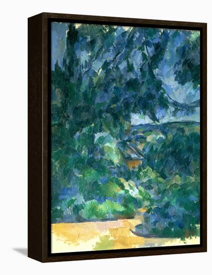 Blue Landscape, Between 1904 and 1906-Paul Cézanne-Framed Premier Image Canvas