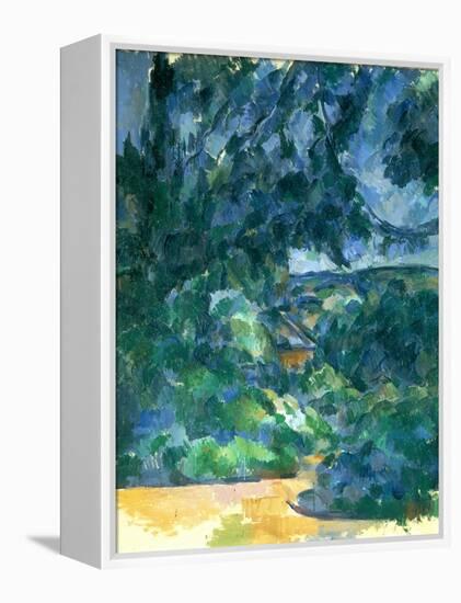 Blue Landscape, Between 1904 and 1906-Paul Cézanne-Framed Premier Image Canvas