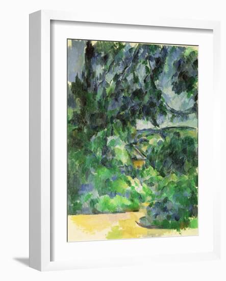 Blue Landscape, c.1903-Paul Cézanne-Framed Giclee Print