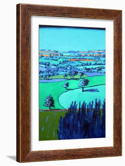 Blue landscape-Paul Powis-Framed Giclee Print