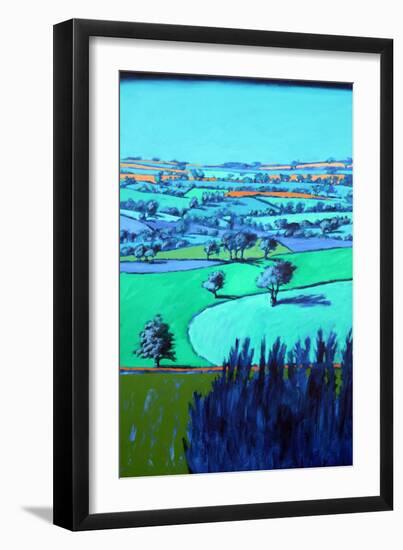 Blue landscape-Paul Powis-Framed Giclee Print