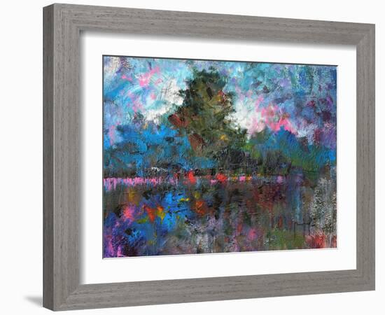 Blue Landscape-Joseph Marshal Foster-Framed Art Print