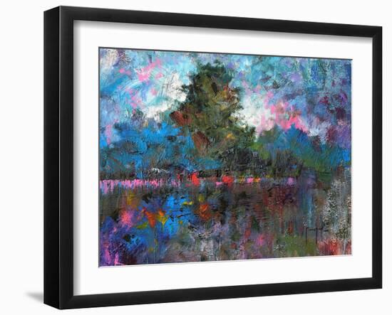 Blue Landscape-Joseph Marshal Foster-Framed Art Print