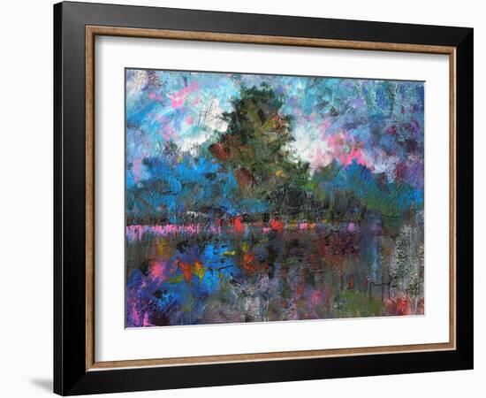 Blue Landscape-Joseph Marshal Foster-Framed Art Print