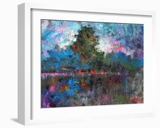 Blue Landscape-Joseph Marshal Foster-Framed Art Print