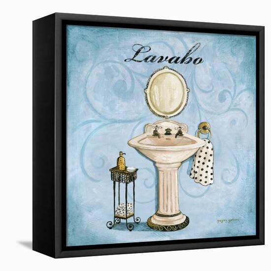 Blue Lavabo-Gregory Gorham-Framed Stretched Canvas