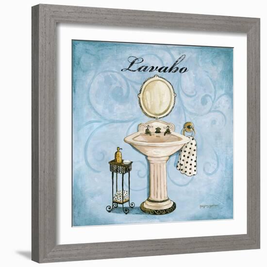 Blue Lavabo-Gregory Gorham-Framed Art Print