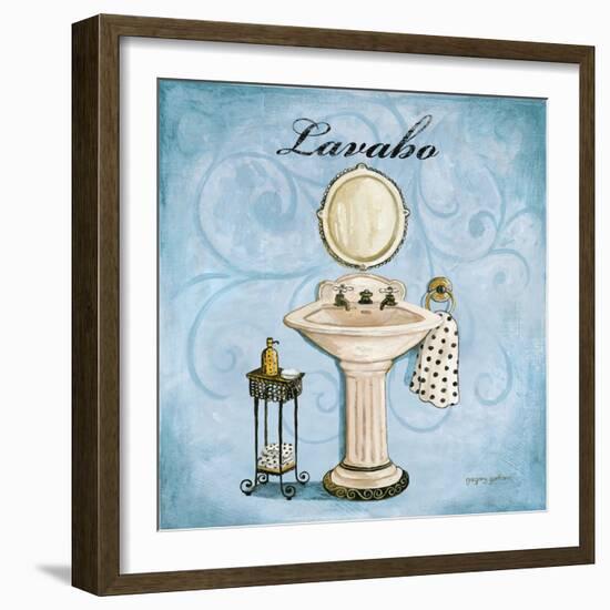 Blue Lavabo-Gregory Gorham-Framed Art Print