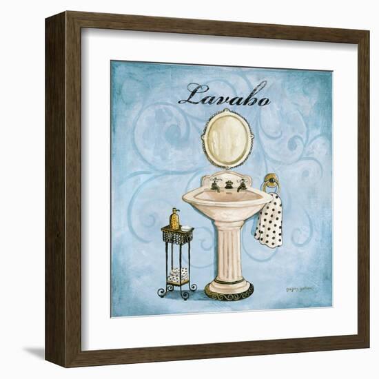 Blue Lavabo-Gregory Gorham-Framed Art Print