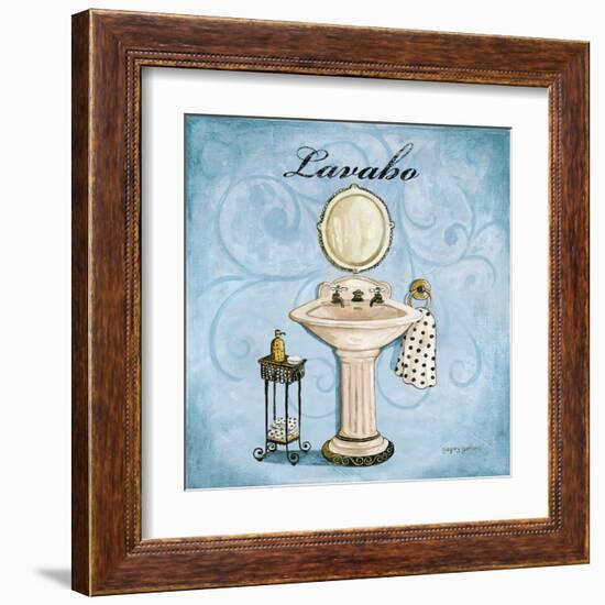 Blue Lavabo-Gregory Gorham-Framed Art Print