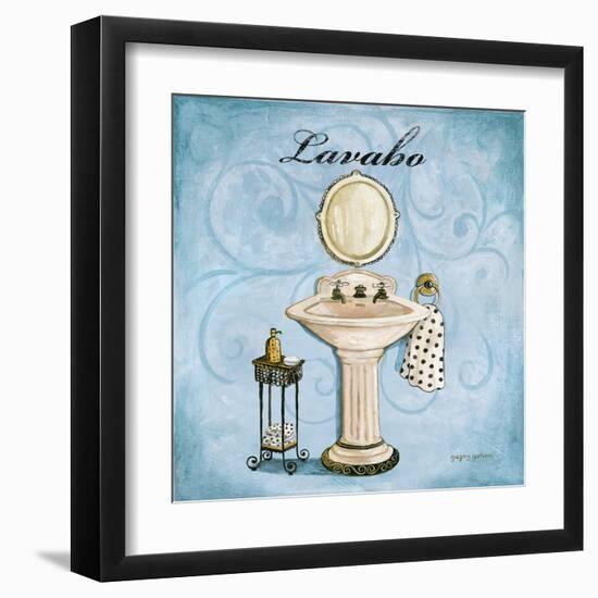 Blue Lavabo-Gregory Gorham-Framed Art Print