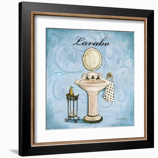 Blue Lavabo-Gregory Gorham-Framed Art Print