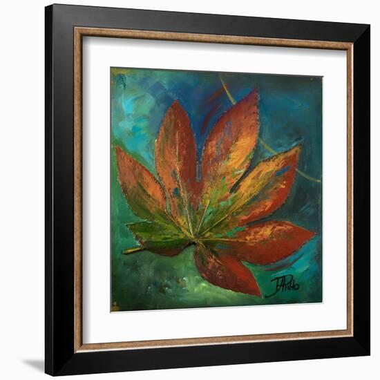 Blue Leaf I-Patricia Pinto-Framed Art Print