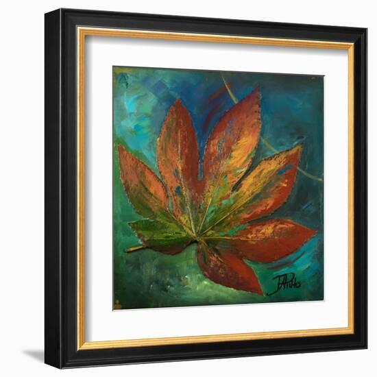 Blue Leaf I-Patricia Pinto-Framed Art Print