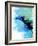 Blue Leaf Watercolor I-Jasmine Woods-Framed Art Print