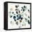 Blue Leaves Branch-Asia Jensen-Framed Stretched Canvas