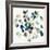 Blue Leaves Branch-Asia Jensen-Framed Art Print