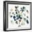 Blue Leaves Branch-Asia Jensen-Framed Art Print