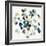 Blue Leaves Branch-Asia Jensen-Framed Art Print