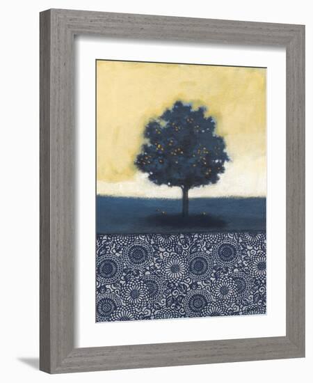 Blue Lemon Tree I-Norman Wyatt Jr.-Framed Art Print