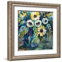Blue Light-Jeanette Vertentes-Framed Art Print