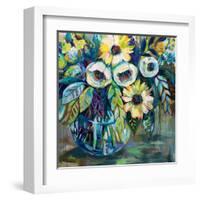 Blue Light-Jeanette Vertentes-Framed Art Print