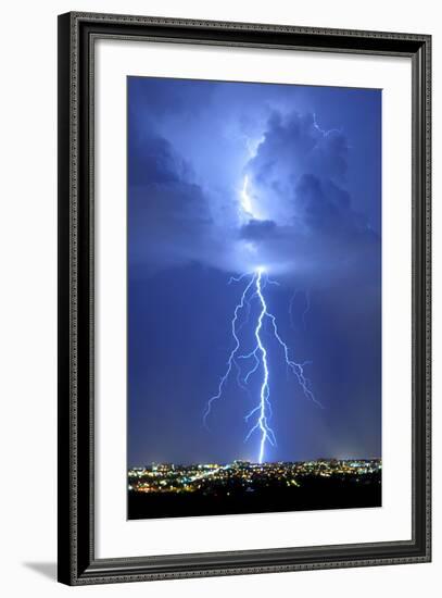 Blue Lightning-Douglas Taylor-Framed Photo