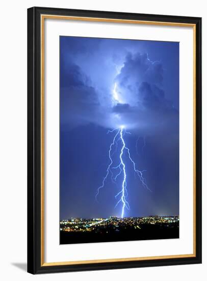 Blue Lightning-Douglas Taylor-Framed Photo