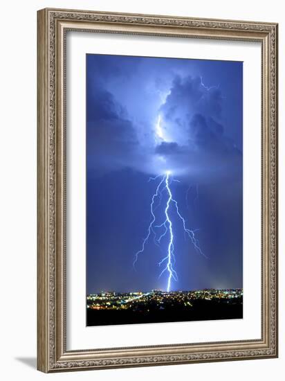 Blue Lightning-Douglas Taylor-Framed Photo