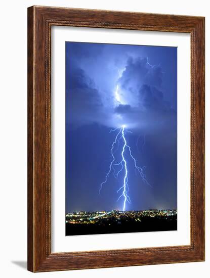 Blue Lightning-Douglas Taylor-Framed Photo