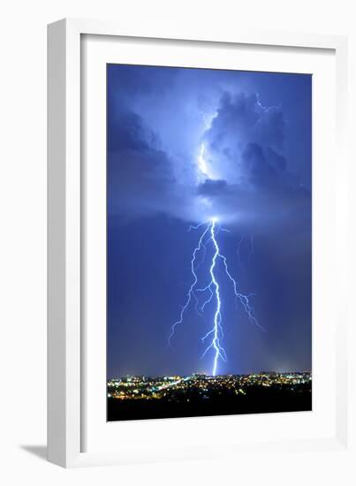 Blue Lightning-Douglas Taylor-Framed Photo