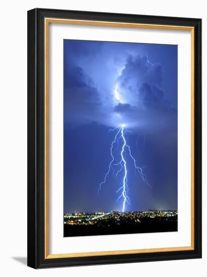 Blue Lightning-Douglas Taylor-Framed Photo