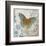 Blue Linen Butterfly-Alan Hopfensperger-Framed Art Print