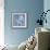 Blue Linen IV-Megan Meagher-Framed Art Print displayed on a wall