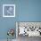 Blue Linen IV-Megan Meagher-Framed Art Print displayed on a wall