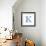 Blue Liquid Water Alphabet With Splashes And Drops - Letter K--Vladimir--Framed Premium Giclee Print displayed on a wall