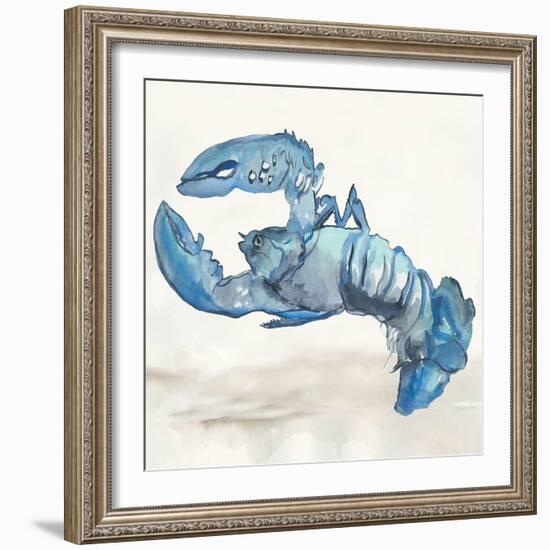 Blue Lobester I-Jacob Q-Framed Premium Giclee Print