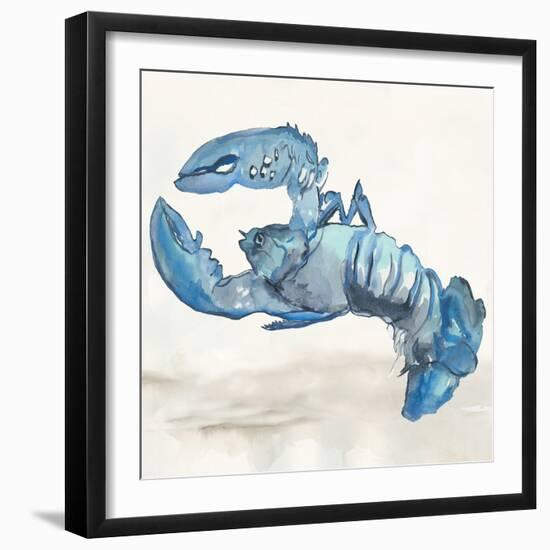 Blue Lobester I-Jacob Q-Framed Premium Giclee Print