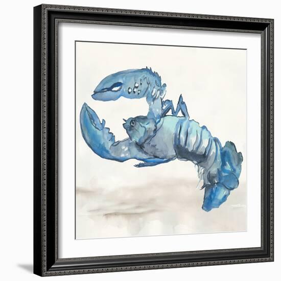 Blue Lobester I-Jacob Q-Framed Art Print